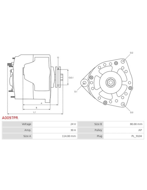 Generátor - A0097PR