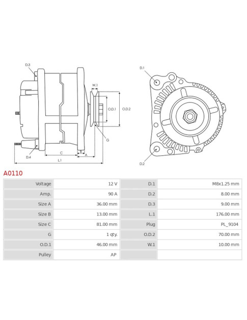 Generátor - A0110