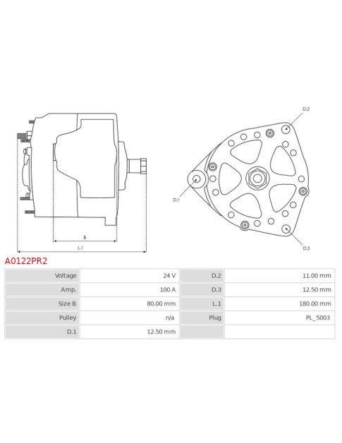 Generátor - A0122PR2