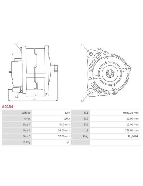 Generátor - A0154