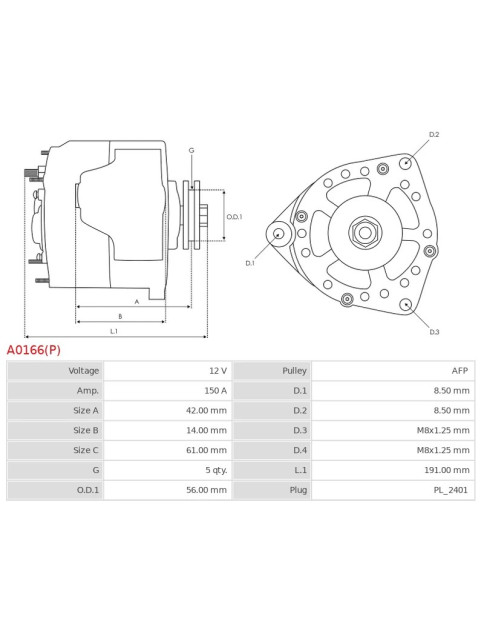 Generátor - A0166(P)