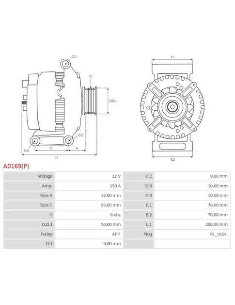 Generátor - A0169(P)