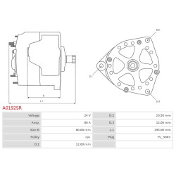 Generátor - A0192SR