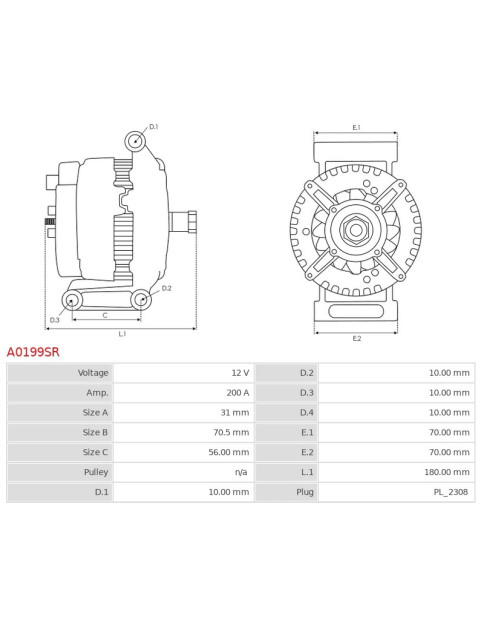 Generátor - A0199SR