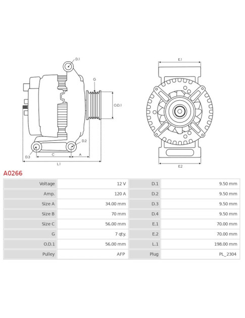 Generátor - A0266