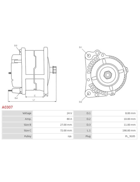 Generátor - A0307