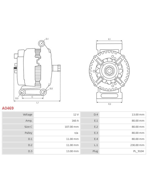 Generátor - A0469