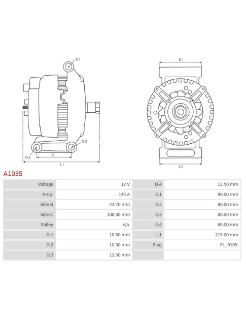 Generátor - A1035