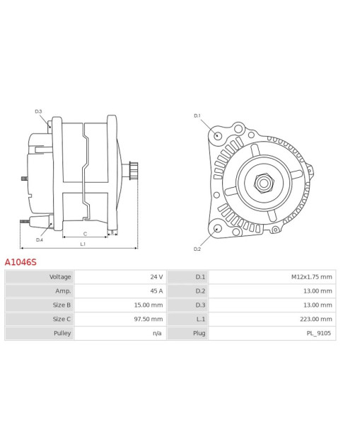 Generátor - A1046S