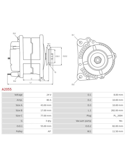 Generátor - A2055