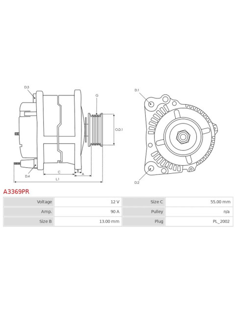 Generátor - A3369PR