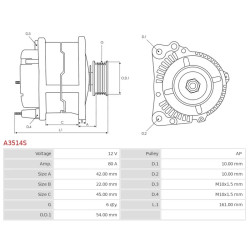 Generátor - A3514S