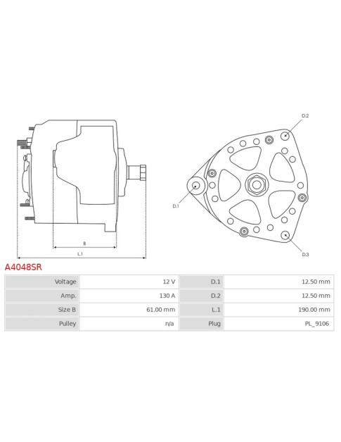 Generátor - A4048SR