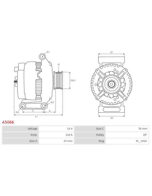 Generátor - A5066