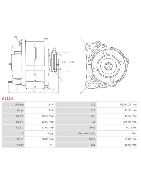 Generátor - A5114