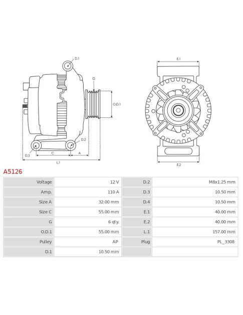 Generátor - A5126