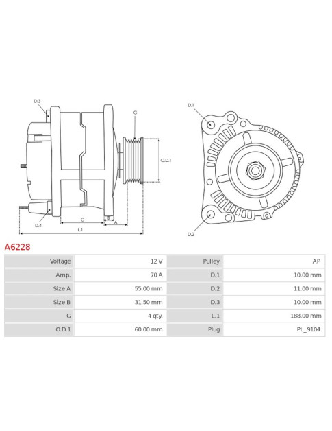 Generátor - A6228