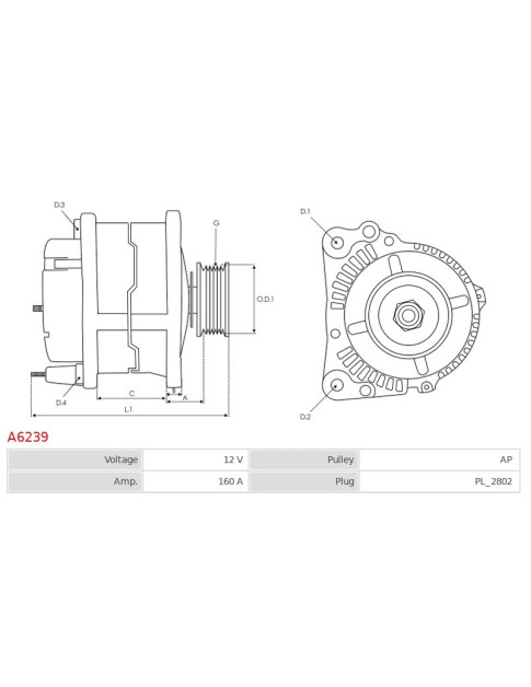 Generátor - A6239