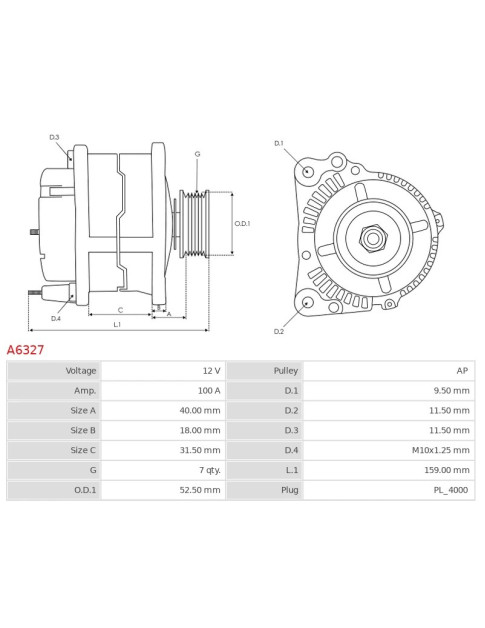 Generátor - A6327