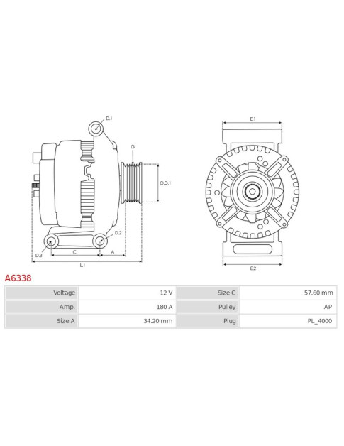 Generátor - A6338