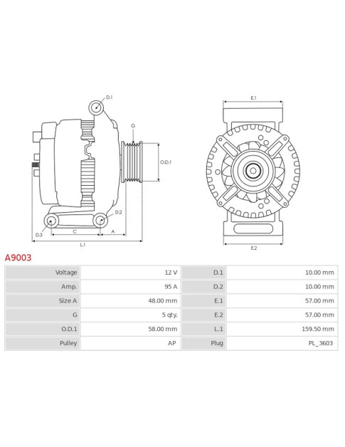 Generátor - A9003