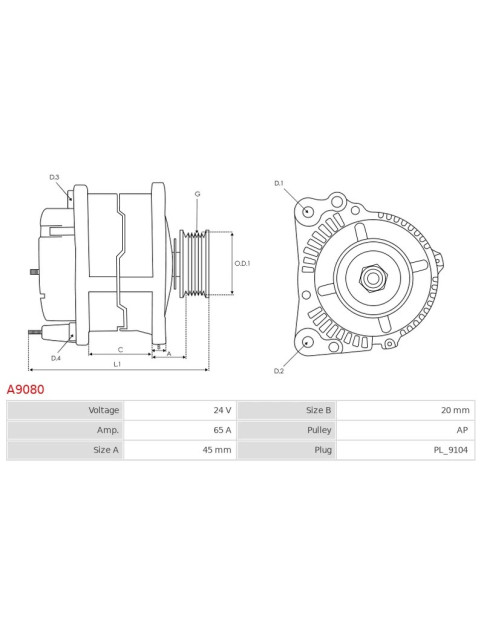 Generátor - A9080