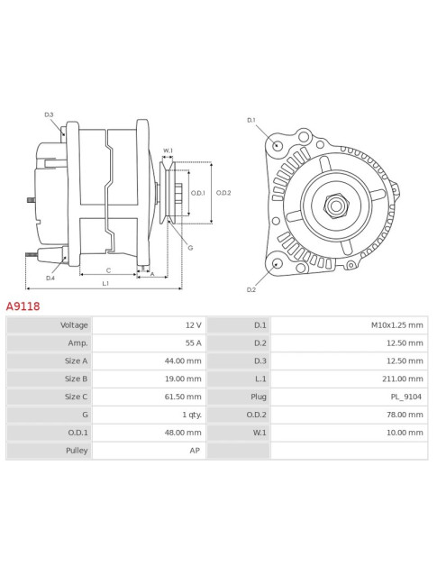 Generátor - A9118