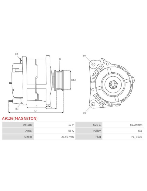 Generátor - A9126(MAGNETON)