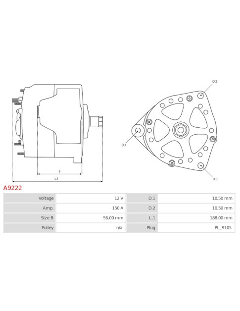 Generátor - A9222