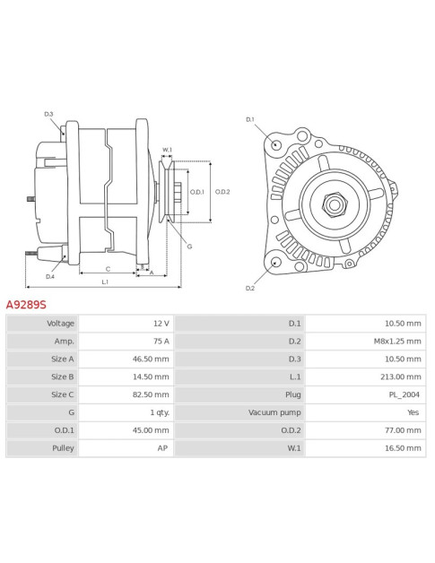 Generátor - A9289S