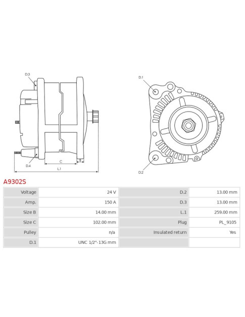 Generátor - A9302S