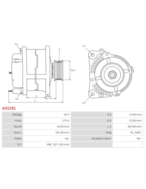 Generátor - A9329S