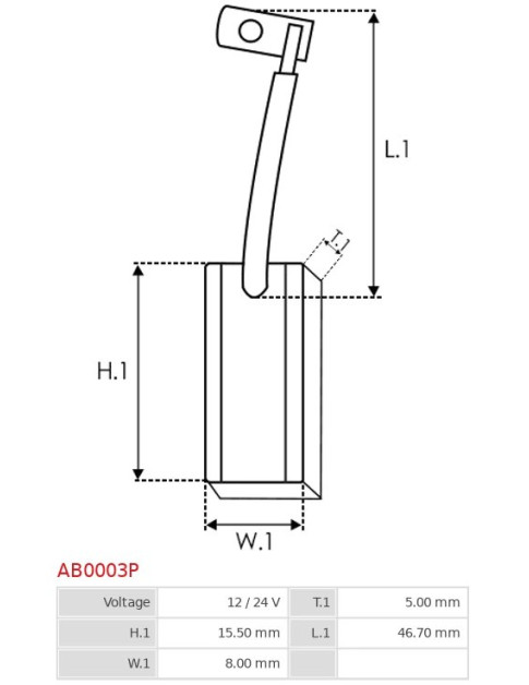 Gererátor kefék - AB0003P