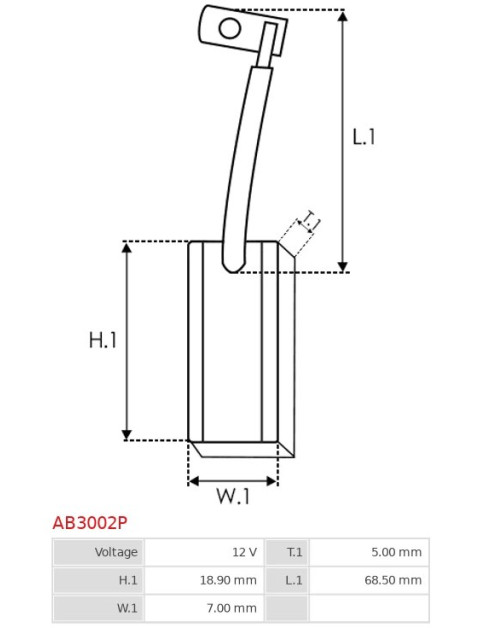 Gererátor kefék - AB3002P