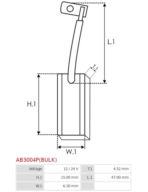 Gererátor kefék - AB3004P(BULK)