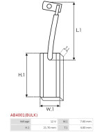 Gererátor kefék - AB4001(BULK)