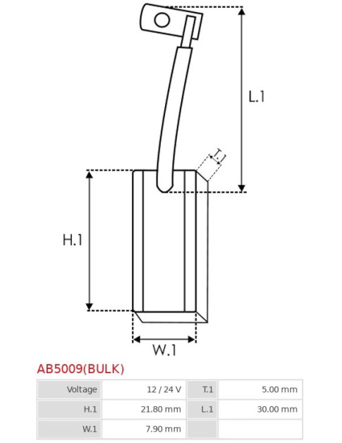 Gererátor kefék - AB5009(BULK)