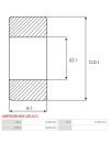 Csapágyok - ABE9008(NSK)(BULK)