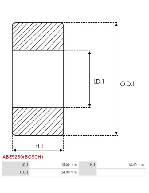 Csapágyok - ABE9230(BOSCH)