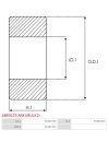 Csapágyok - ABE9237(NSK)(BULK2)