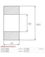 Csapágyok - ABE9003(FAG)(BULK)