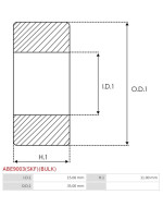 Csapágyok - ABE9003(SKF)(BULK)