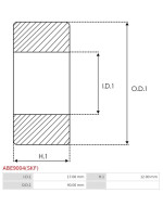 Csapágyok - ABE9004(SKF)