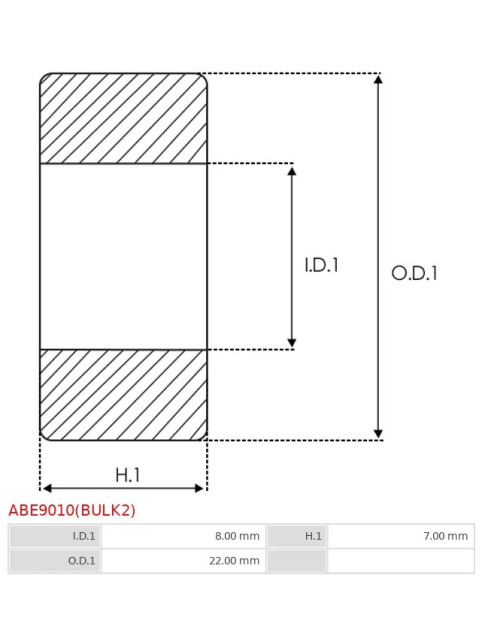 Csapágyok - ABE9010(BULK2)