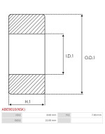 Csapágyok - ABE9010(NSK)