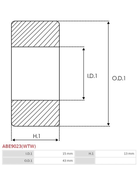 Csapágyok - ABE9023(WTW)