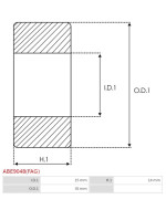 Csapágyok - ABE9048(FAG)