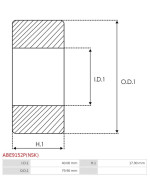 Csapágyok - ABE9152P(NSK)