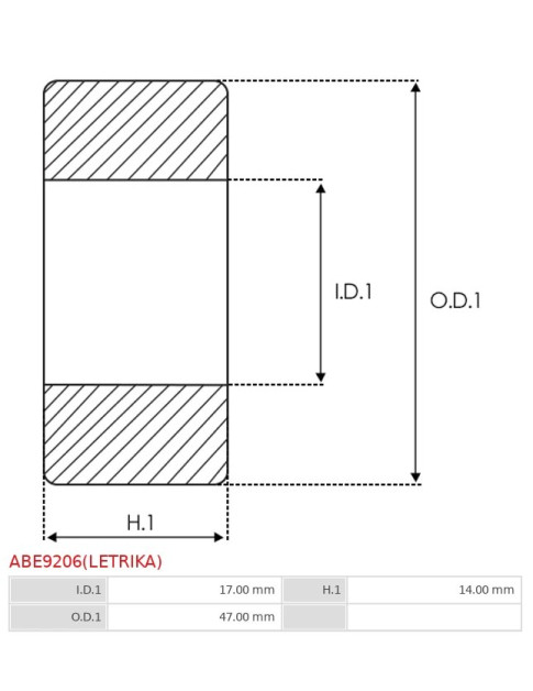 Csapágyok - ABE9206(LETRIKA)