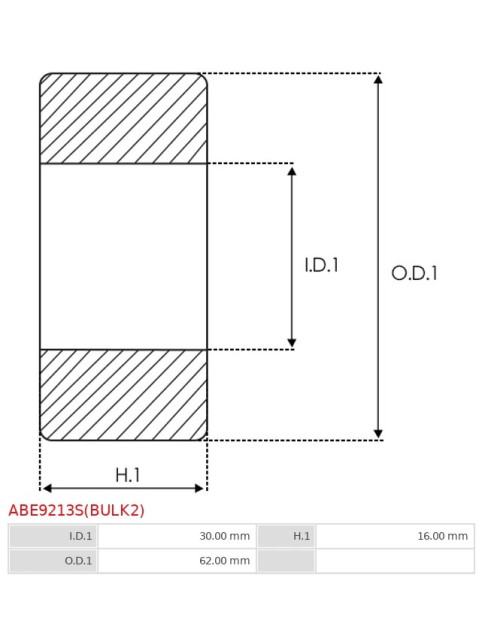 Csapágyok - ABE9213S(BULK2)